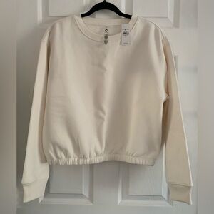 Lou & Grey Off-White Crewneck Top
